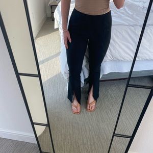 Black pants with front slit vent!